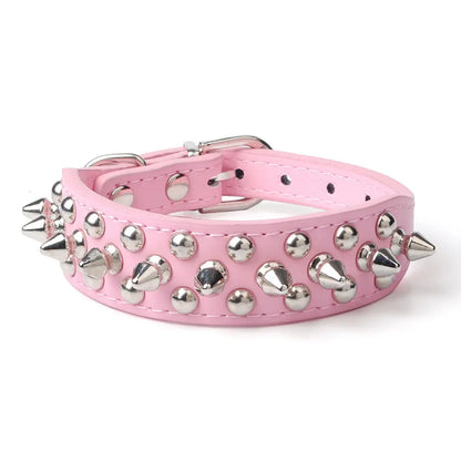 Dog Collar | Spiked Anti-Bite Punk Collar for Medium & Large Dogs | Heavy-Duty & Durable Pet Neck Ring | Cool Design for Doberman, Pitbull, German Shepherd | Fashion Statement for Dogs & Cats